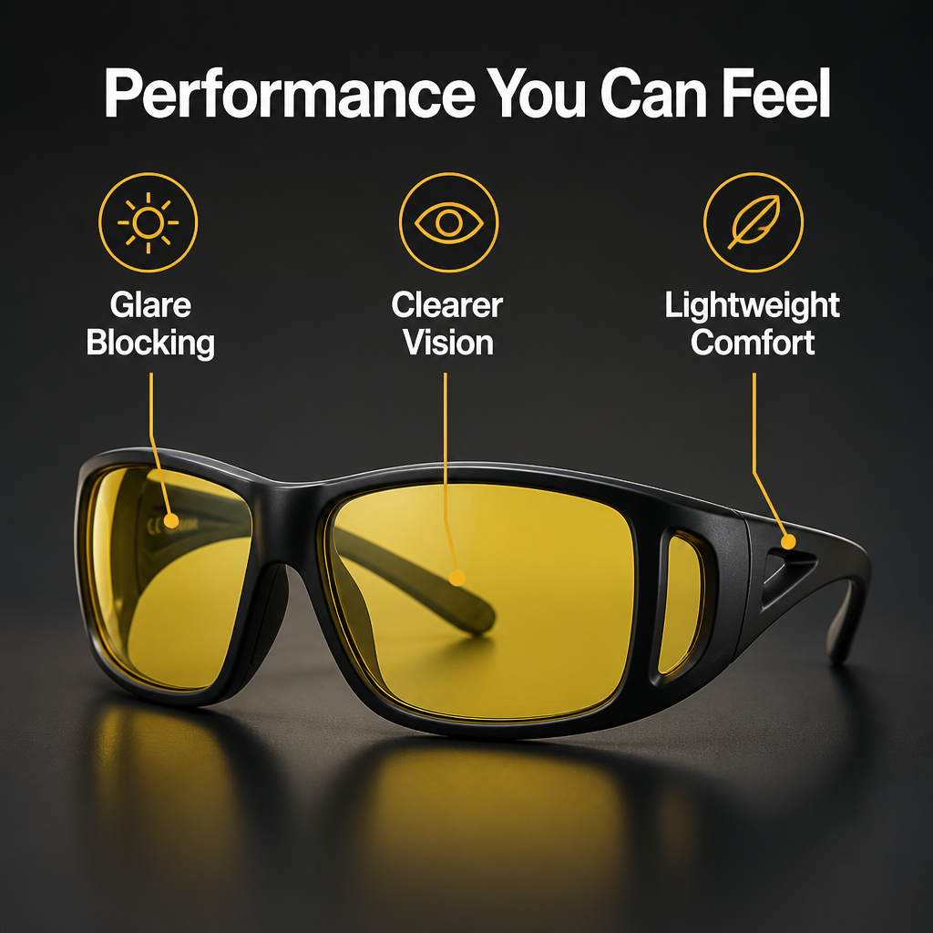 GlareGuard™ Precision Glasses — End Eye Strain and See Night With Crystal Clarity