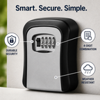 Klyvanta™ Wall-Mounted Lock Box — Take Back Control with Ironclad Key Security and Instant Access