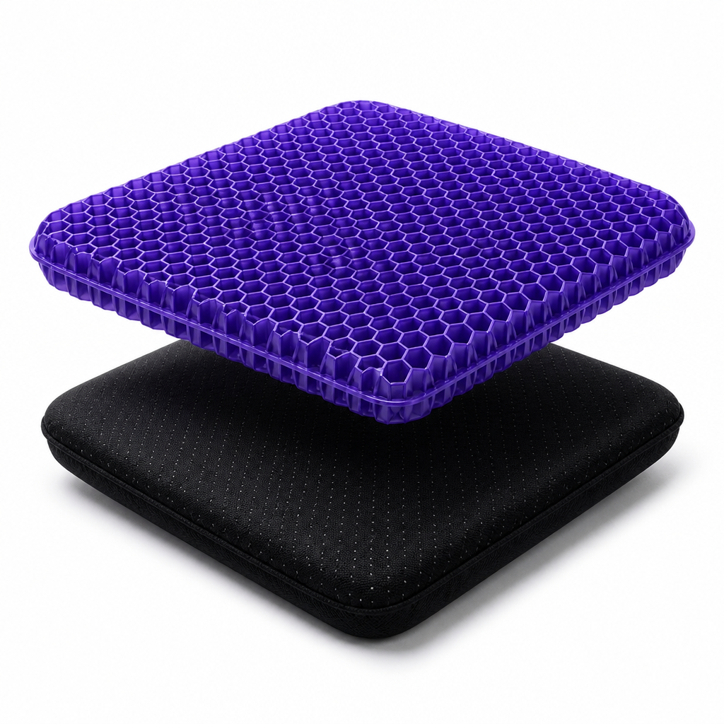 ChillCore™ Gel Seat Cushion — Experience All-Day Cool Comfort and Pressure-Free Support
