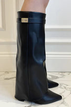 Elevare™ High-Heel Boots with Trousers — Step Confidently Into Warmth and Unstoppable Style