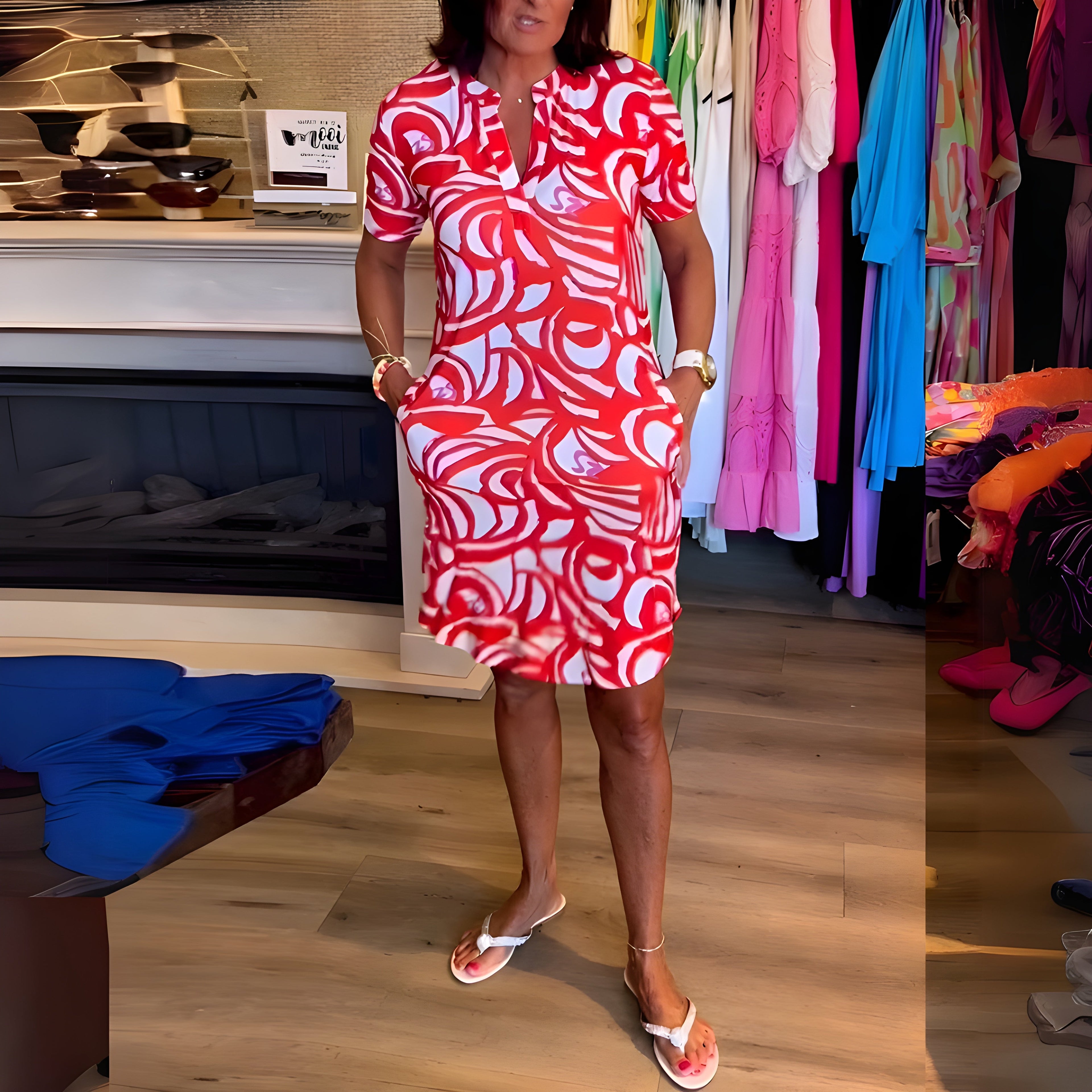 VeluraSway™ Dress — Experience All-Day Confidence with Effortless Comfort and Style
