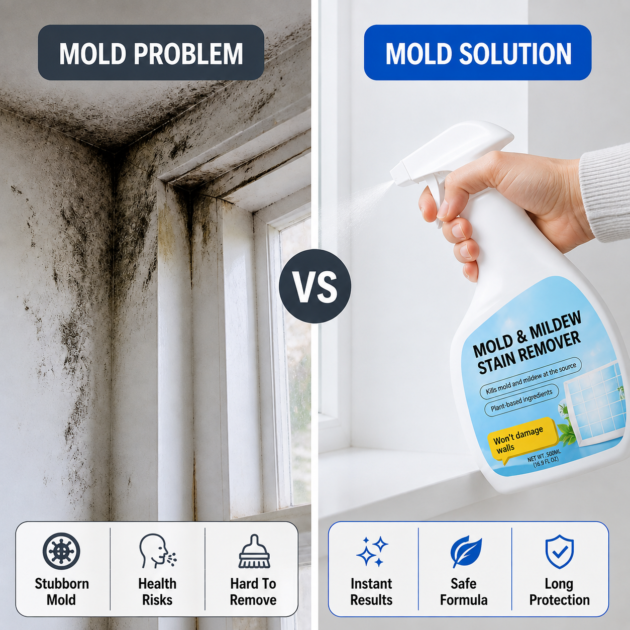 MoldShield™ — Eradicate Mold Instantly and Enjoy a Safe, Fresh Home Forever
