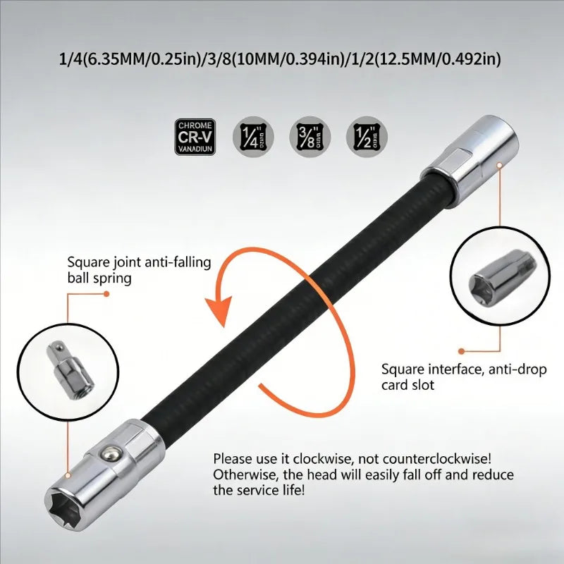 FlexiDrive™ — Bend with Power, Reach Every Bolt, Finish Faster