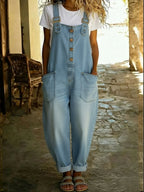 BellaraFit™ Denim Jumpsuit — Effortless Comfort That Sets You Free and Turns Heads