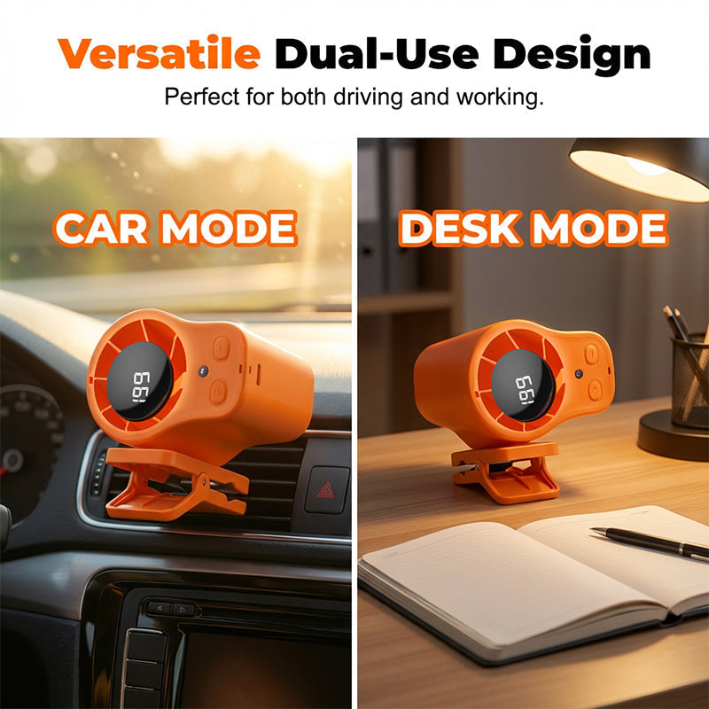 BreezeAura™ — Instantly Crush Heat Wherever You Are