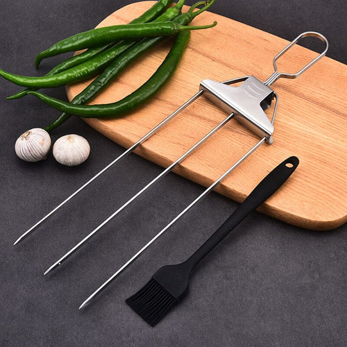 BlazeBite™ Grill Skewers — Unlock Juicy, Flavor-Packed Kabobs Without the Hassle