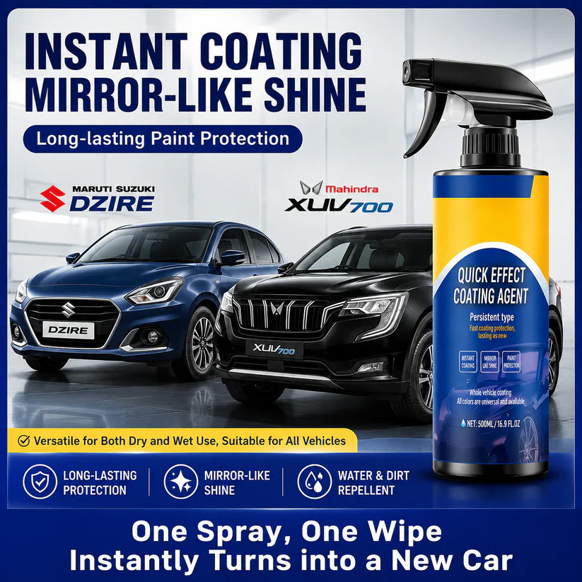 VividShield™ Ceramic Spray — Instantly Transforms Your Ride with Mirror-Like Shine and Lasting Protection