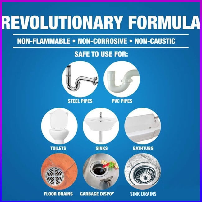 FoamFlow™ Drain Rescue — Effortless Foam Action That Banishes Clogs and Germs for Fresh, Flowing Drains