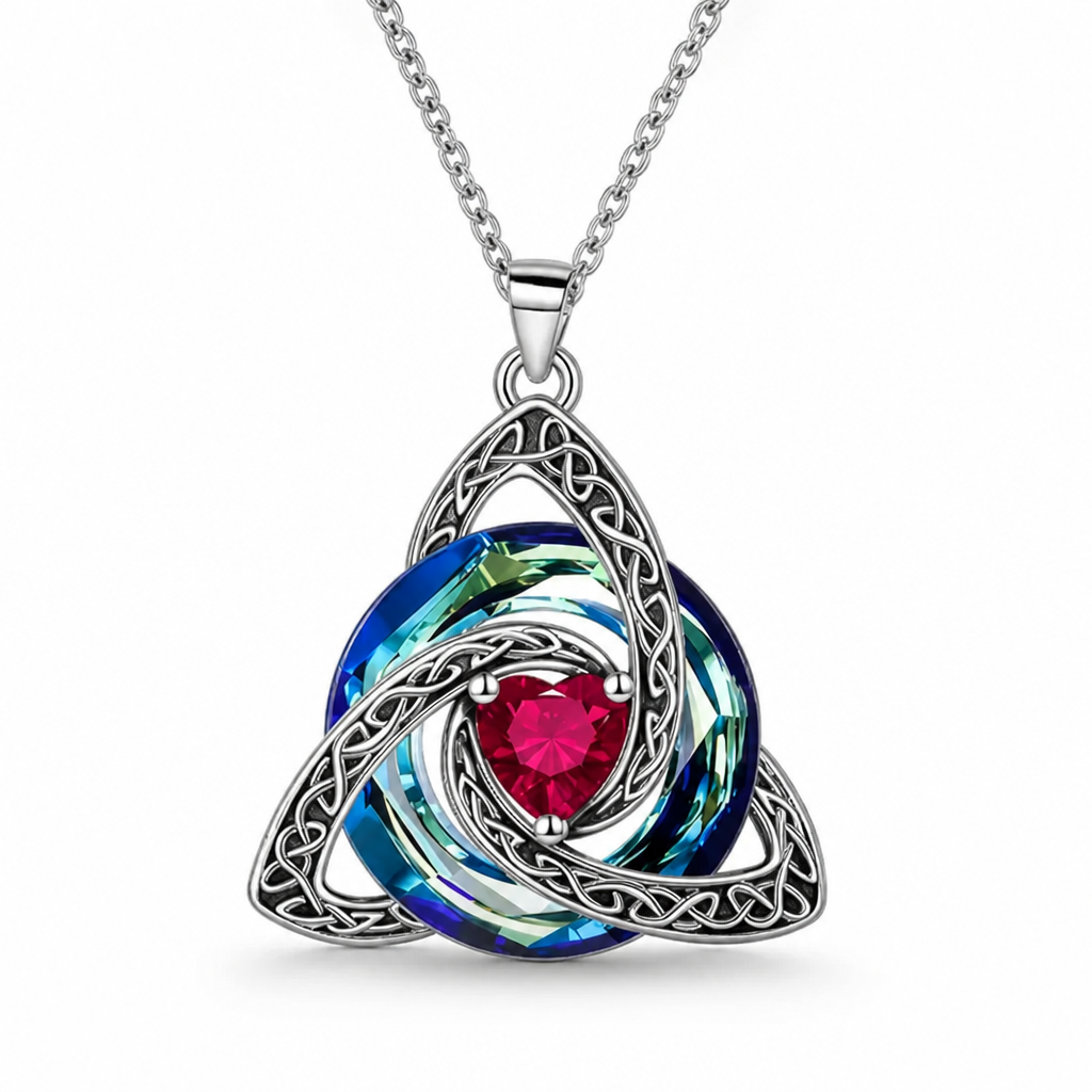 VitaLuxe™ Birthstone Knot Necklace — Carry Ancient Strength and Soulful Love Wherever You Go