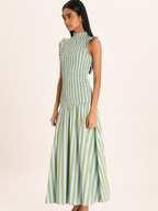 Luminelle™ Stripe Maxi Dress — Turn Heads Instantly with Flawless Comfort and Grace