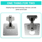 FortiFix™ Hinge Side Plate Repair Pieces — Lock Your Cabinets Tight for Smooth, Steady Doors That Last