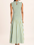SerenLuxe™ Stripe Maxi Dress — Feel Confident and Effortless in Every Move