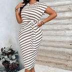 LunaSilk™ Leopard Knot Dress — Wrap Yourself in Confidence and Unforgettable Style