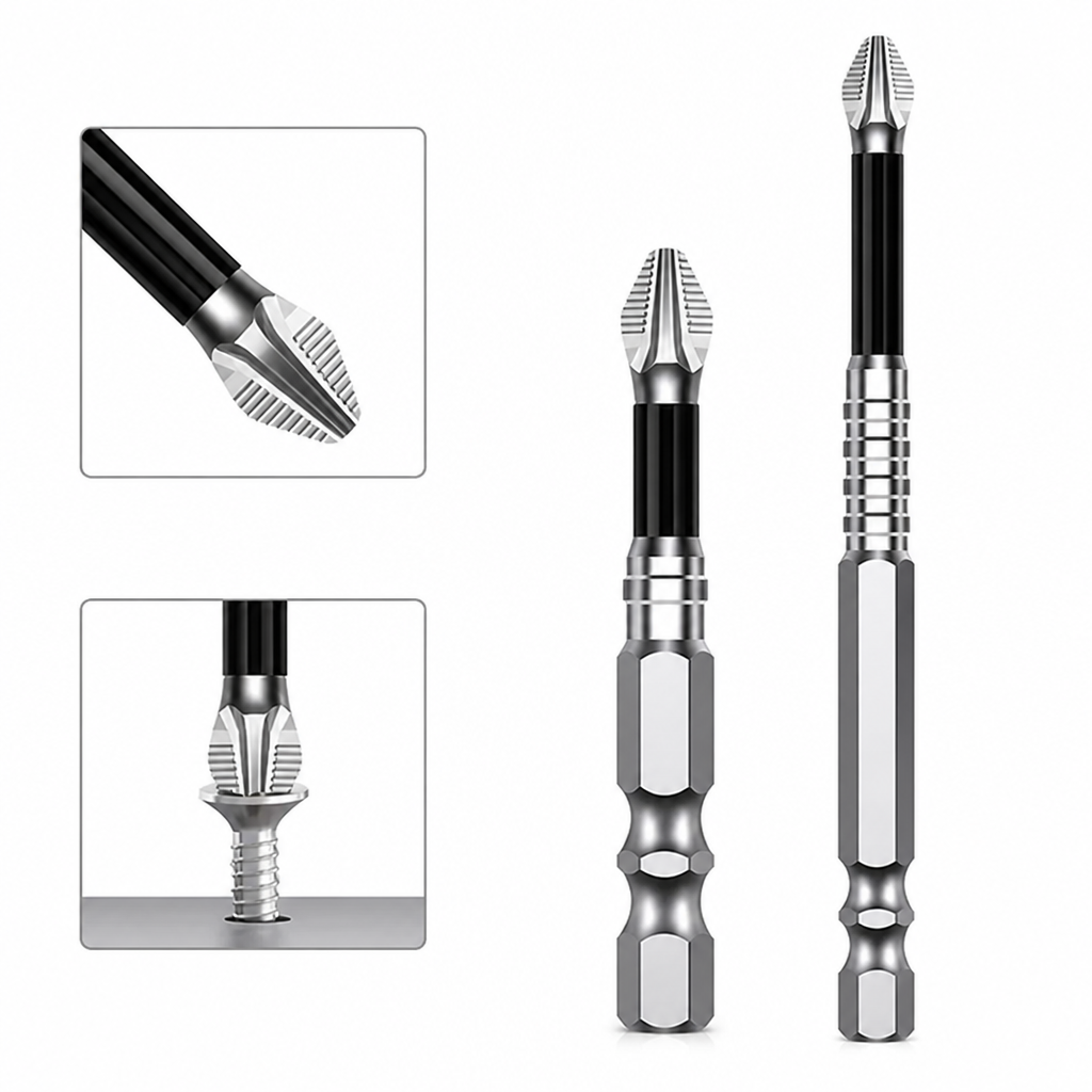 Gripnora™ Magnetic Bits — Command Every Screw with Unmatched Power and Precision