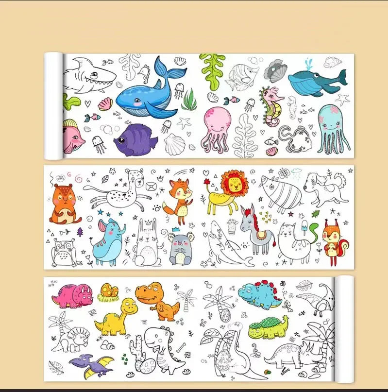 ArtBound™ Drawing Paper Roll — Unleash Boundless Creativity Without the Mess or Stress