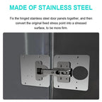 FortiFix™ Hinge Side Plate Repair Pieces — Lock Your Cabinets Tight for Smooth, Steady Doors That Last