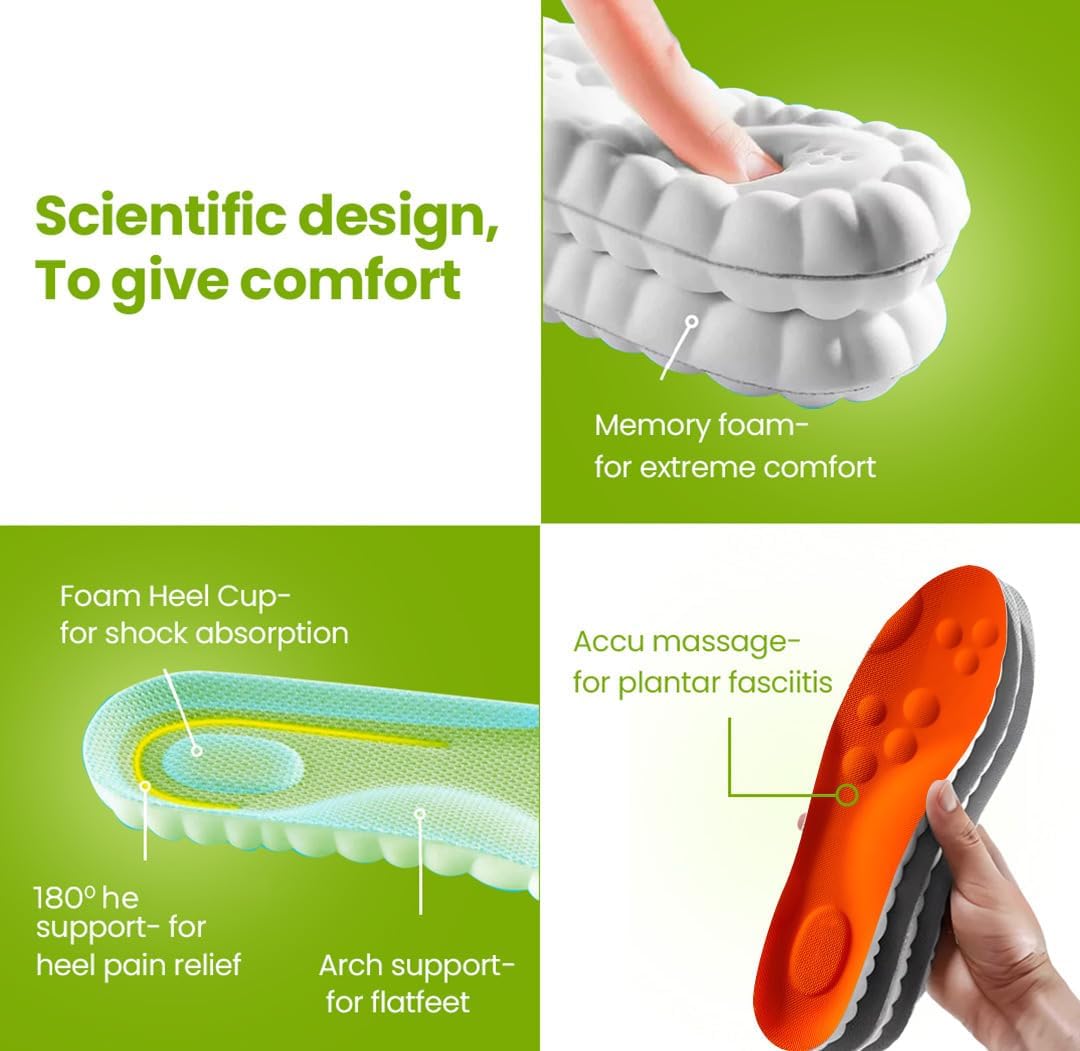StrideBoost™ Insoles — Crush Foot Pain and Energize Every Step All Day Long