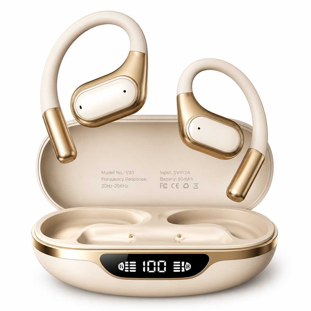 VivaTone™ Open-Ear Headphones — Experience Freedom, Comfort, and Crystal-Clear Sound All Day Long