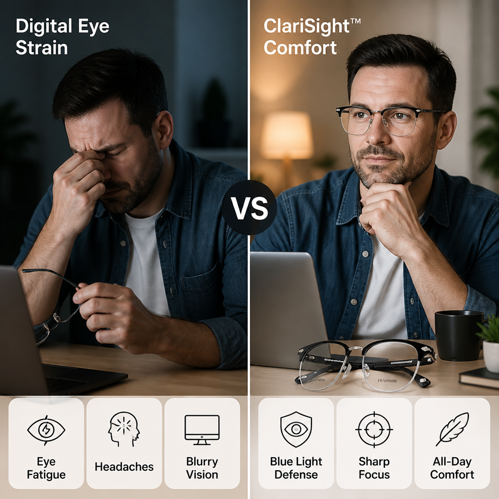 ClariSight™ — Relieve Eye Strain and See Every Detail with Effortless Comfort