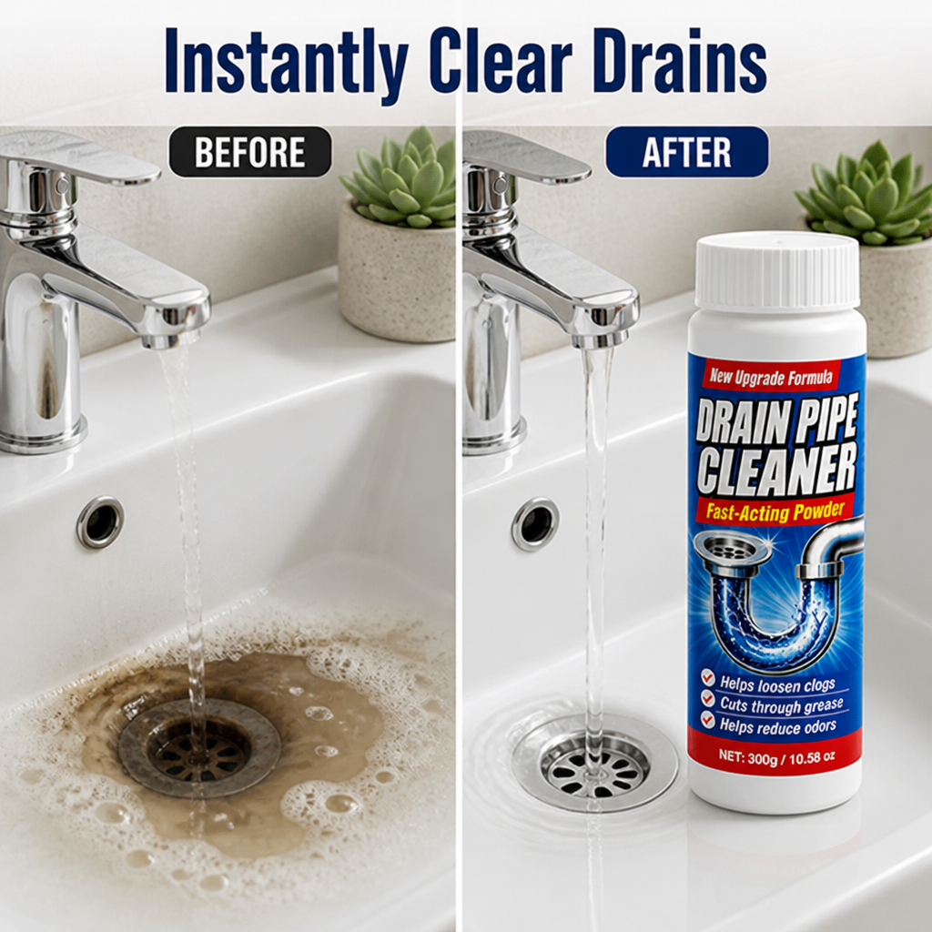 FlowMist™ — Instantly Clear Drains with Fresh, Uplifting Scents