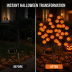 PumpkinGlow™ Pumpkin Branch Lights — Ignite Your Yard with a Spellbinding Halloween Glow
