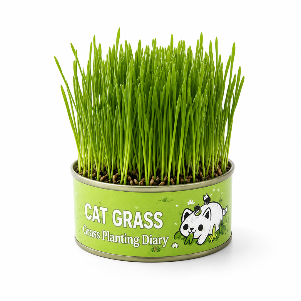 VerduraPaws™ — Ignite Your Cat’s Joy with Lush, Soothing Greens Grown at Home