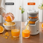 VersaJuicePro™ — Effortless Fresh Juice That Powers Your Day and Clears Your Mess