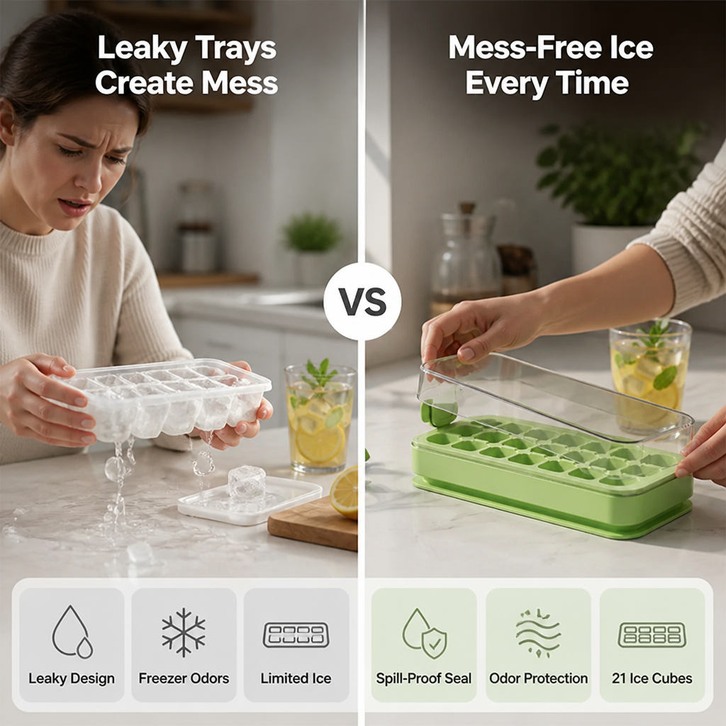 GlaciPure™ — Perfect Ice That Keeps Every Drink Pure, Cold, and Mess-Free