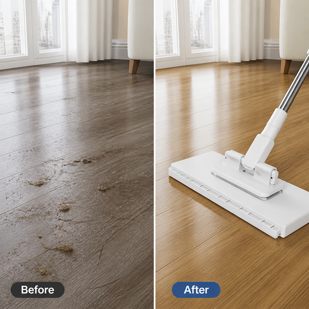 SwiftSweep™ Mop — Clean Every Corner Without Breaking a Sweat