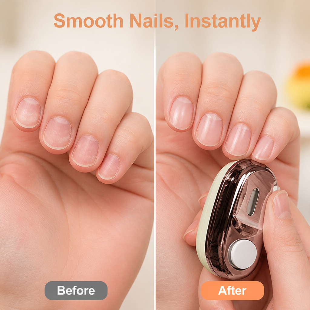 Klyvessa™ 2-in-1 Electric Clipper & Polisher — Perfect Nails Without the Pain, Every Time