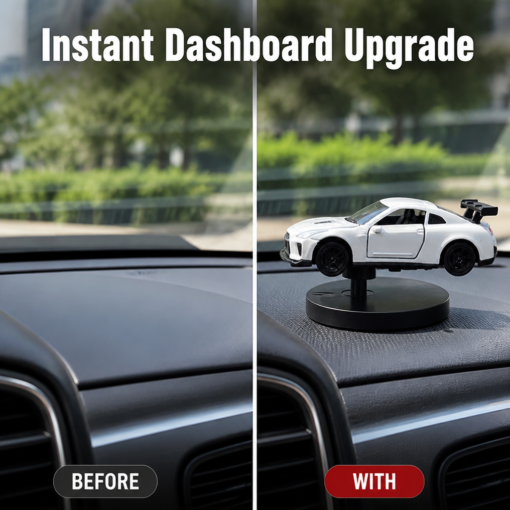 TurboSwing™ — Ignite Your Dashboard with Timeless Racing Attitude and Instant Cool