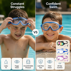 AquaVista™ Goggles — Unlock Your Child’s Joyful, Confident Swim Without Leaks or Irritation