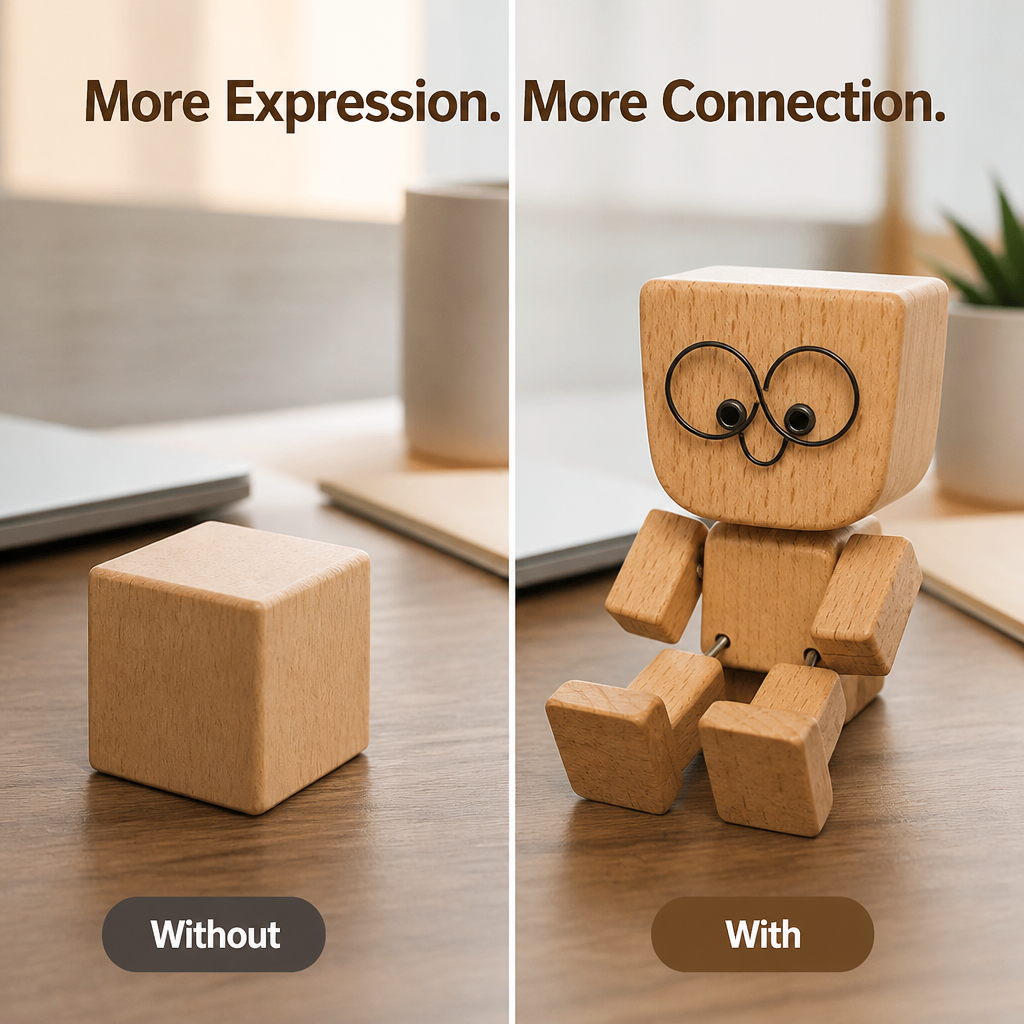 Joyvelle™ — Express Every Emotion Instantly with Genuine Warmth and Charm