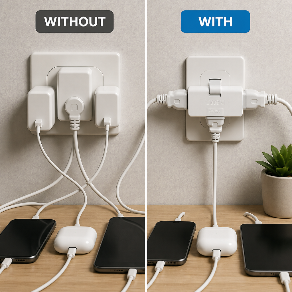 ChargeVora™ — Triple Your Power Without the Clutter or Chaos