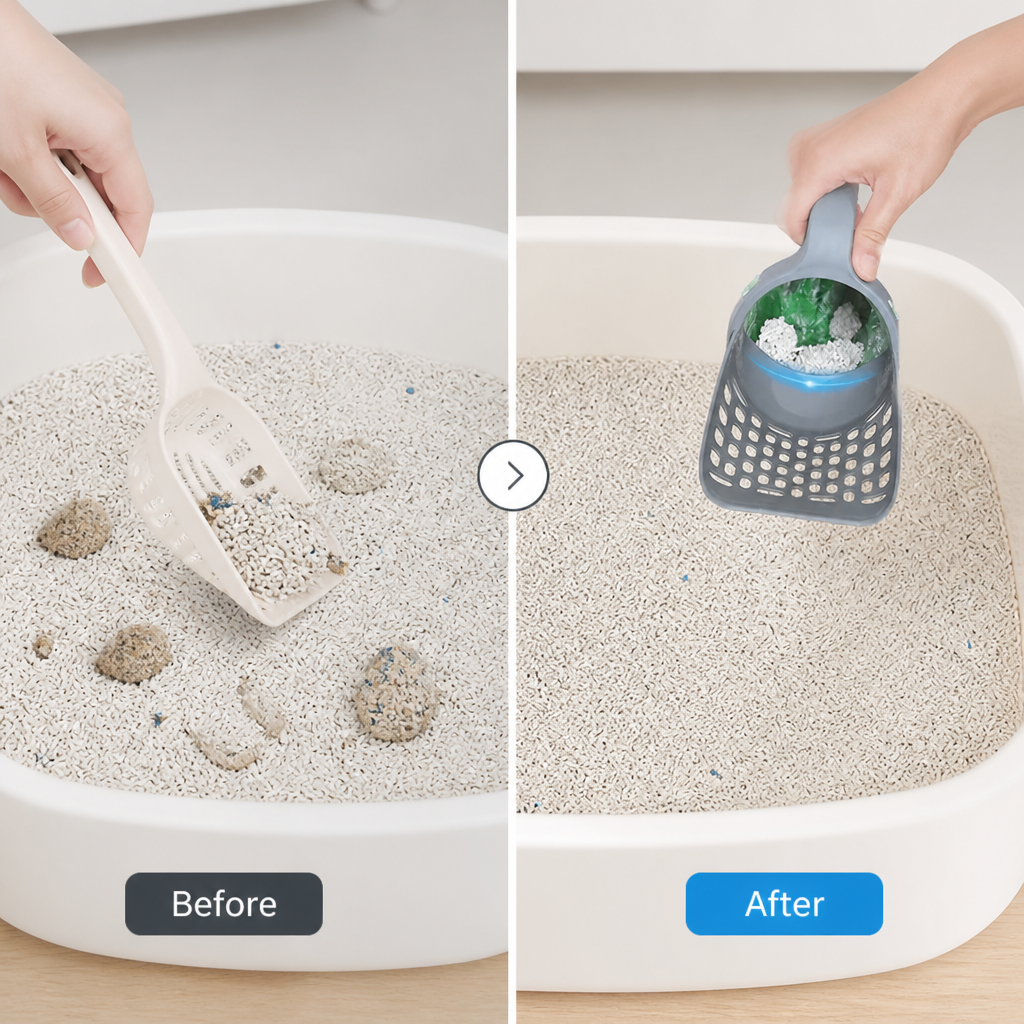 PawScooply™ — Make Litter Cleanup Easier With One-Handed Scooping
