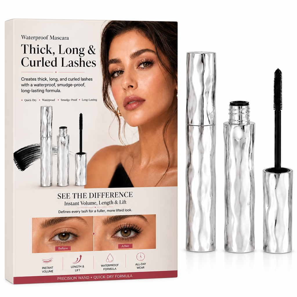 LushVanta™ Waterproof Curling Lengthening Mascara — Unstoppable Lash Power That Turns Every Eye Your Way