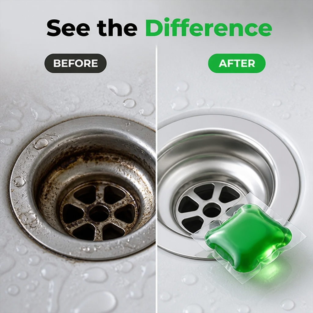 PureMist™ Drain Pods — Instantly Crush Odors and Enjoy Effortless, Lasting Freshness