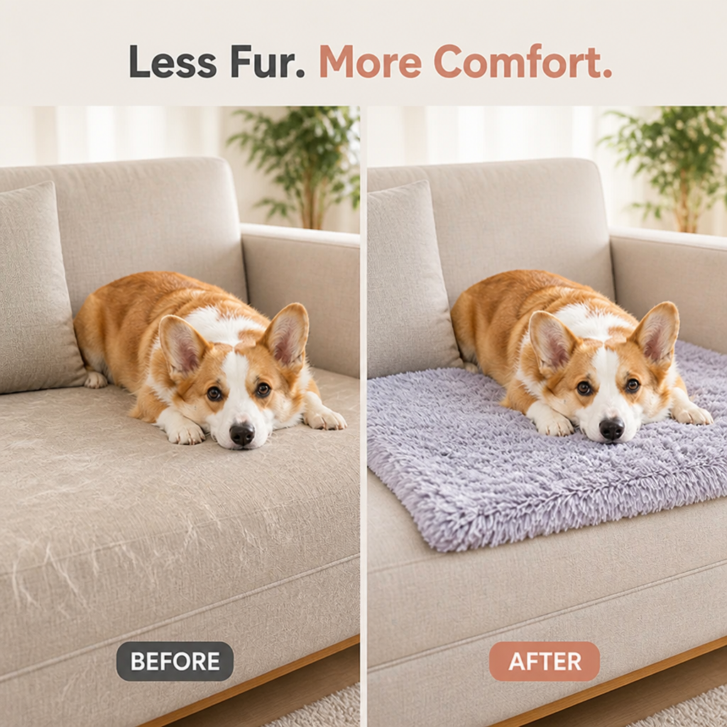 SnugPaws™ — Their Cozy, Fur-Free Favorite Spot at Home or Away