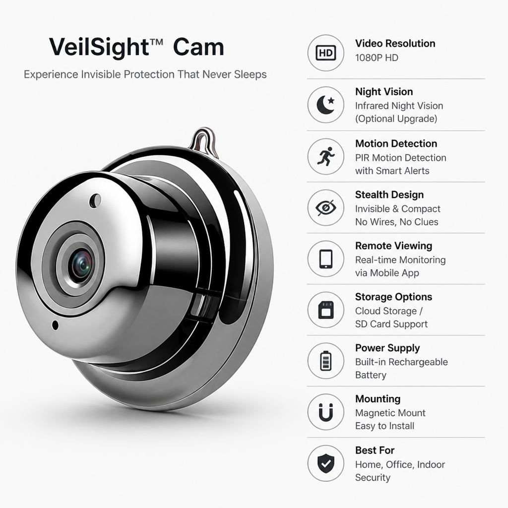 VeilSight™ Cam — Experience Invisible Protection That Never Sleeps