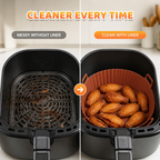 Siliskin™ Reusable Silicone Liner — Effortless Crisp Cooking with Zero Mess Every Time