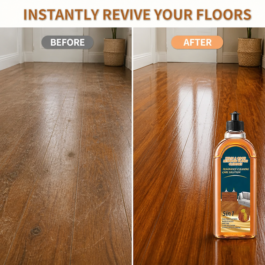 PureLuxe™ Floor Elixir — Make Every Surface Shine Instantly without Lifting a Finger