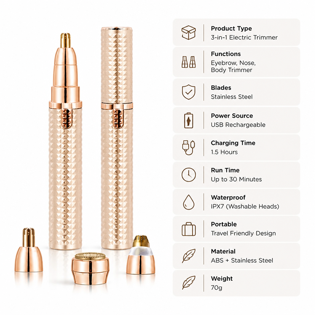 AeroTrim™ Precision Styler — Effortless, Pain-Free Grooming That Boosts Your Confidence Instantly