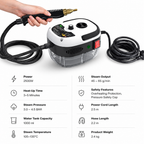 VaporaSense™ Industrial Steam Cleaner — Effortless Power That Transforms Your Space Instantly