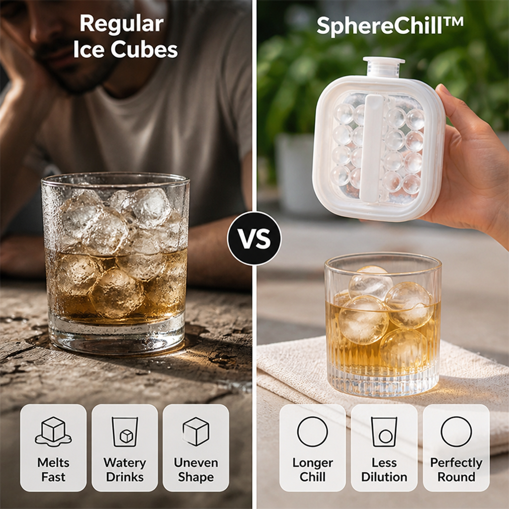 SphereChill™ — Effortless, Perfect Ice Spheres That Elevate Every Sip