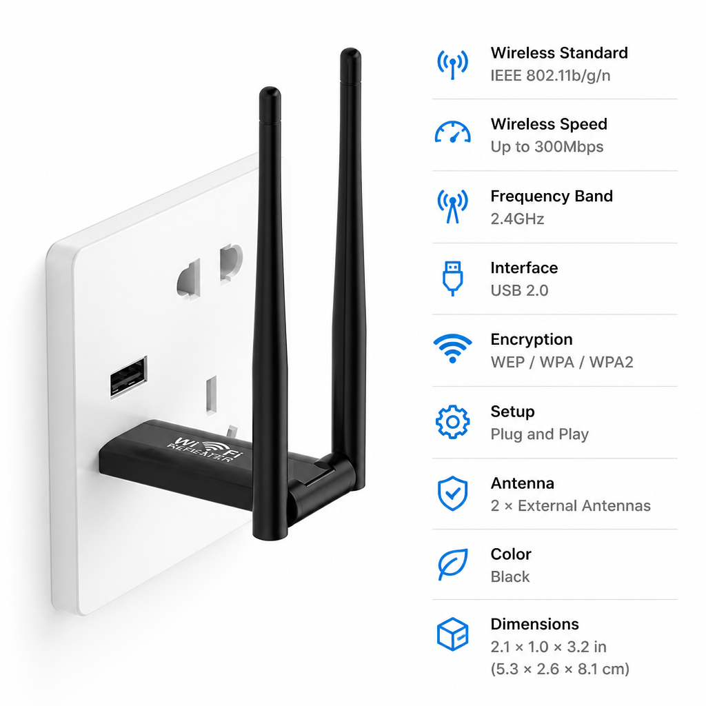 SignalPulse™ USB WiFi Booster — Erase Dead Zones and Unlock Seamless, Lightning-Fast Internet Everywhere
