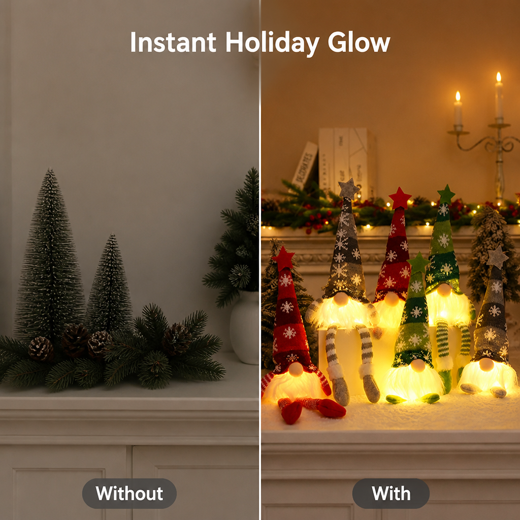 LuminaGnome™ — Ignite Cozy Magic That Makes Every Holiday Moment Unforgettable