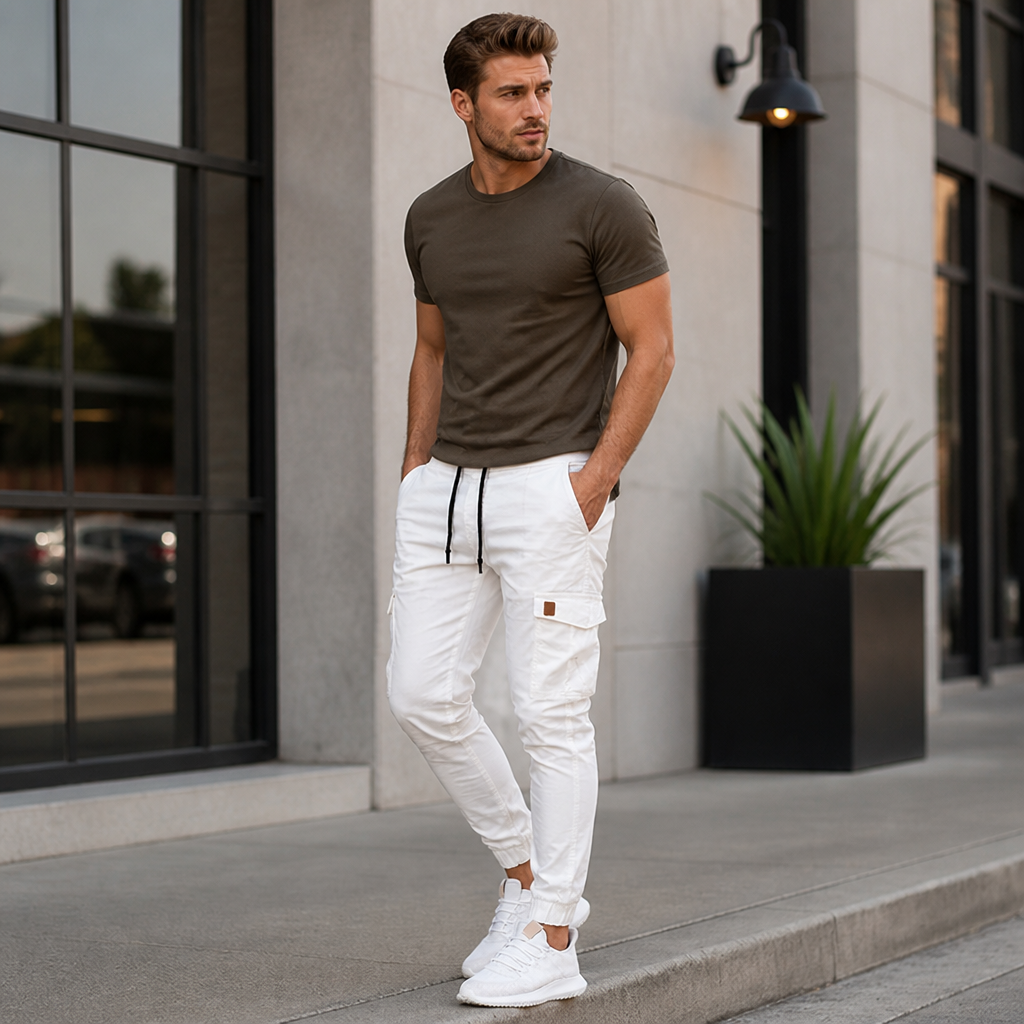 VeroStride™ Cargo Joggers — Command Attention with Unmatched Comfort and Confidence