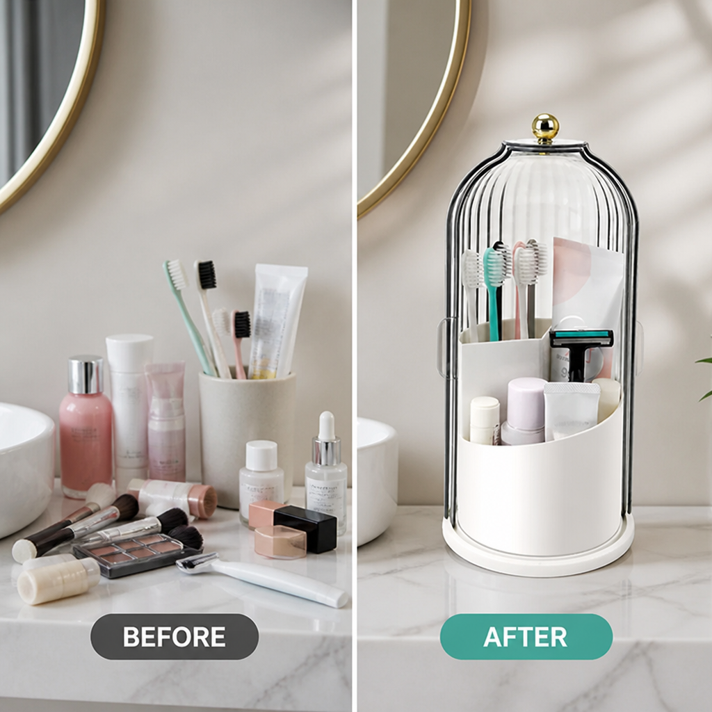 GlideEase™ — Instantly Transform Bathroom Chaos into Calm Confidence