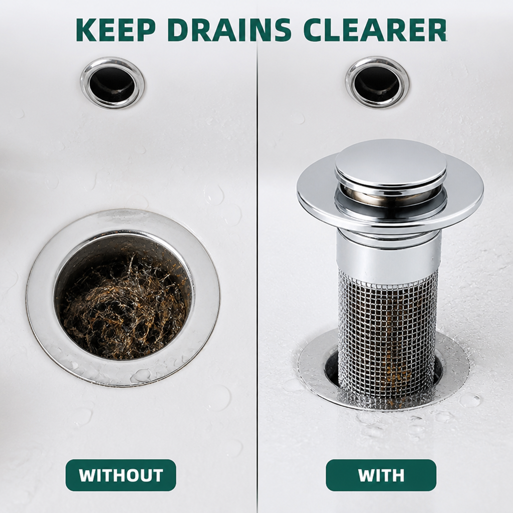 ClearFlowGuard™ — End Drain Drama and Enjoy a Smooth, Stress-Free Bathroom Every Day