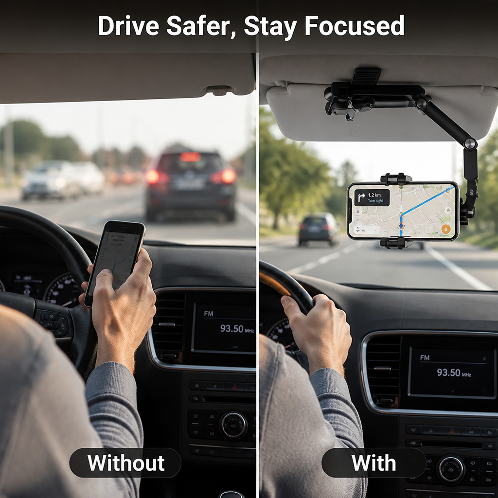 TruPivot™ — Drive Safer and Smarter with Effortless, Rock-Solid Phone Grip